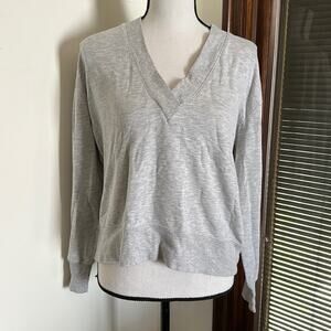 Rag and Bone | Heather Gray V-Neck Pullover Size XS